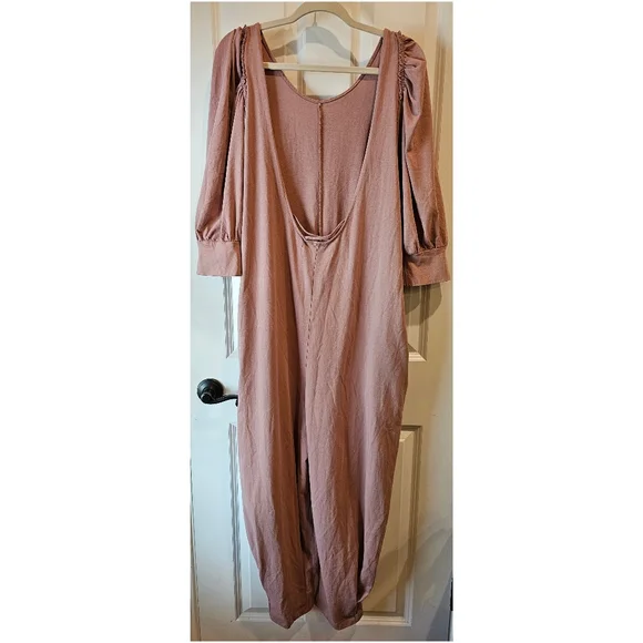 FREE PEOPLE Jackie Puff-Sleeve Jumpsuit - Picture 5 of 7